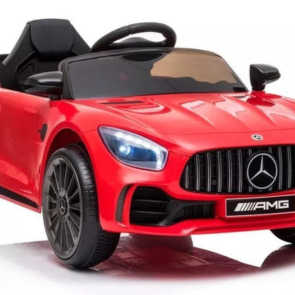 Elektromobilis Mercedes AMG GT R, raudonas