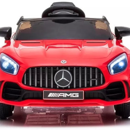 Elektromobilis Mercedes AMG GT R, raudonas