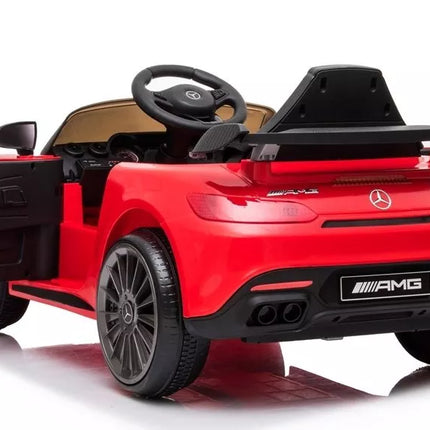 Elektromobilis Mercedes AMG GT R, raudonas