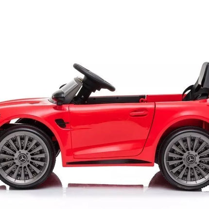 Elektromobilis Mercedes AMG GT R, raudonas