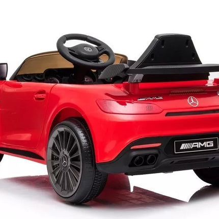 Elektromobilis Mercedes AMG GT R, raudonas