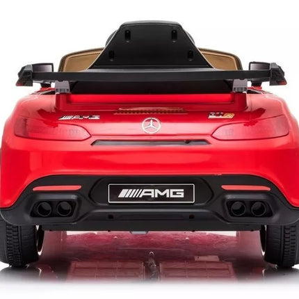 Elektromobilis Mercedes AMG GT R, raudonas