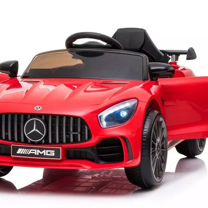 Elektromobilis Mercedes AMG GT R, raudonas