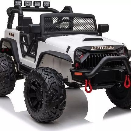 Vaikiškas elektromobilis Jeep JC666, baltas