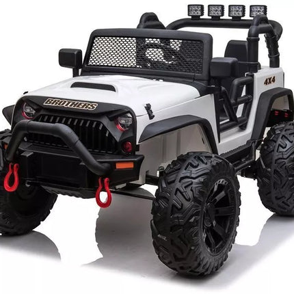 Vaikiškas elektromobilis Jeep JC666, baltas