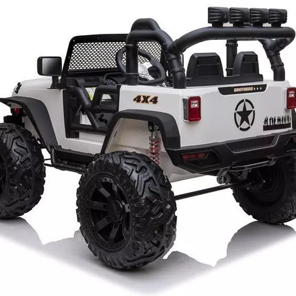 Vaikiškas elektromobilis Jeep JC666, baltas