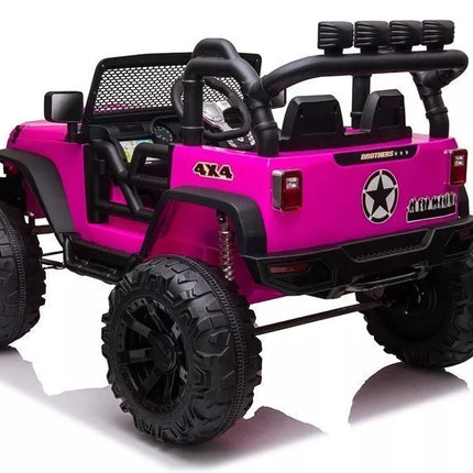 Vaikiškas elektromobilis Jeep JC666, rožinis