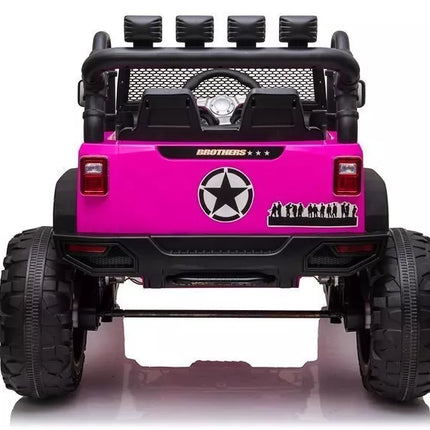Vaikiškas elektromobilis Jeep JC666, rožinis
