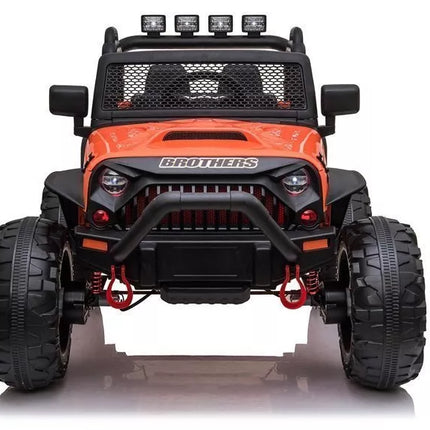 Vaikiškas elektromobilis Jeep JC666, oranžinis