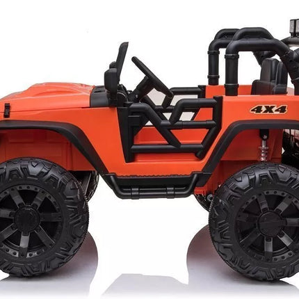 Vaikiškas elektromobilis Jeep JC666, oranžinis