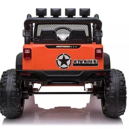 Vaikiškas elektromobilis Jeep JC666, oranžinis