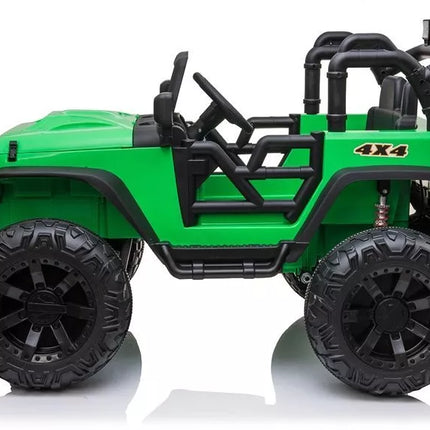 Vaikiškas elektromobilis Jeep JC666, žalias