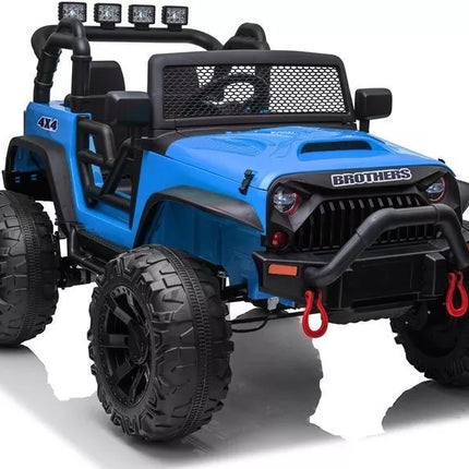 Elektromobilis Jeep JC666, mėlynos spalvos