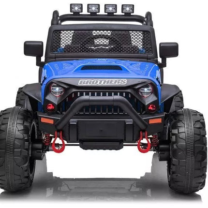 Elektromobilis Jeep JC666, mėlynos spalvos