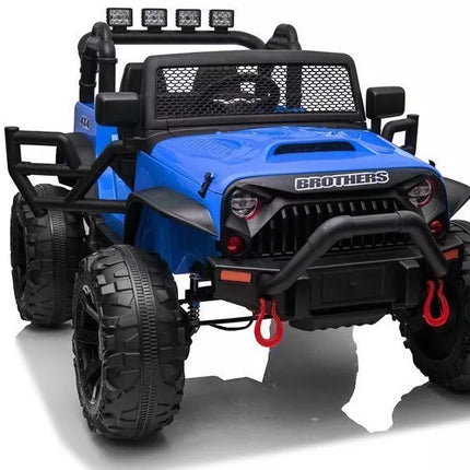 Elektromobilis Jeep JC666, mėlynos spalvos