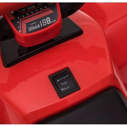 Elektrinis keturratis XMX612, raudonas