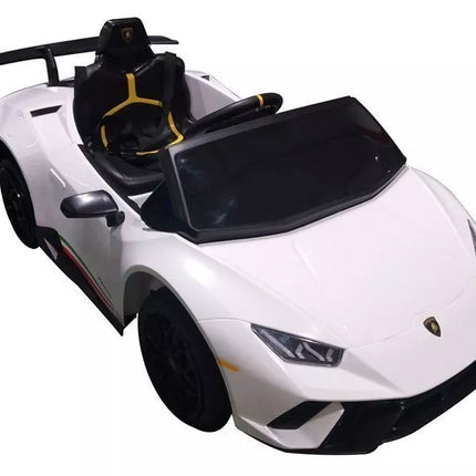 Vaikiškas elektromobilis Lamborghini Huracan, baltas