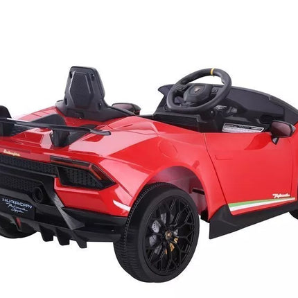 Elektrinis vaikiškas automobilis Lamborghini Huracan, raudonas