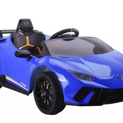 Vaikiškas elektromobilis Lamborghini Huracan, mėlynas