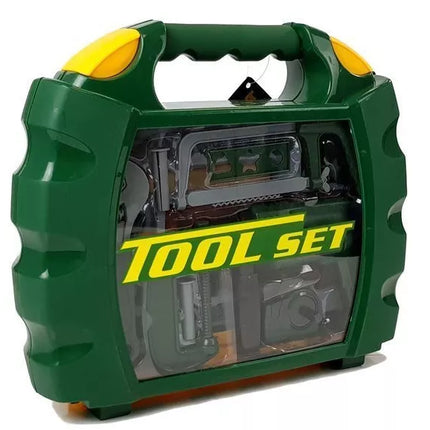 ""Pasidaryk pats" įrankių rinkinys lagamine Žalias"