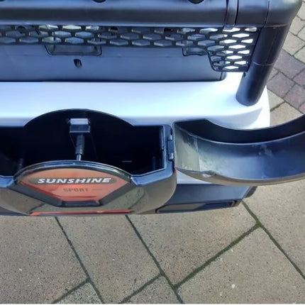 Važiuojamas automobilis S2388 Jeep White 4x45W