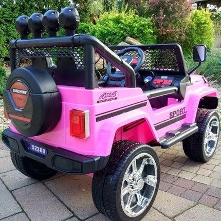 Vaikiška elektromobiliu „Jeep Pink 4x45W“