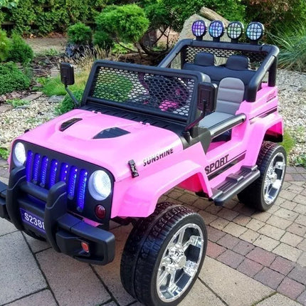 Vaikiška elektromobiliu „Jeep Pink 4x45W“