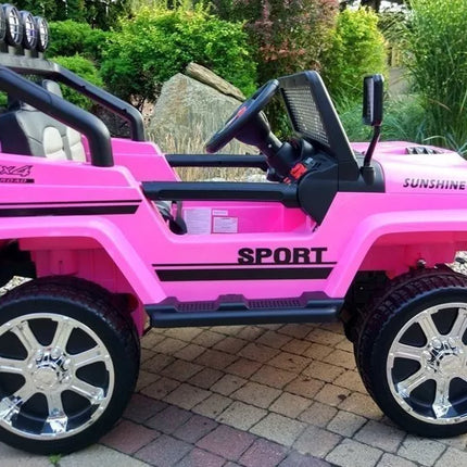 Vaikiška elektromobiliu „Jeep Pink 4x45W“