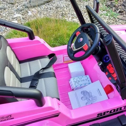 Vaikiška elektromobiliu „Jeep Pink 4x45W“