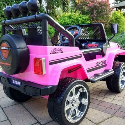 Vaikiška elektromobiliu „Jeep Pink 4x45W“