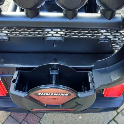 Važiuojamas automobilis S2388 Jeep Black 4x45W