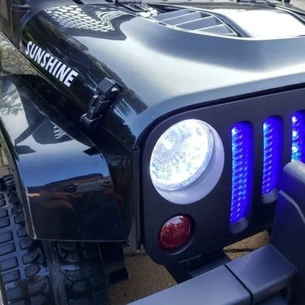 Važiuojamas automobilis S2388 Jeep Black 4x45W