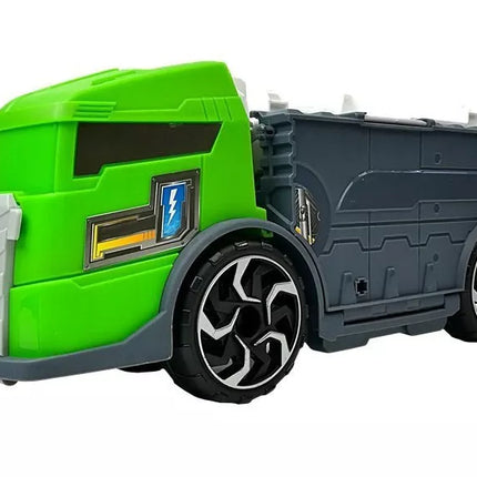 Sunkvežimis su dinozaurų transportu