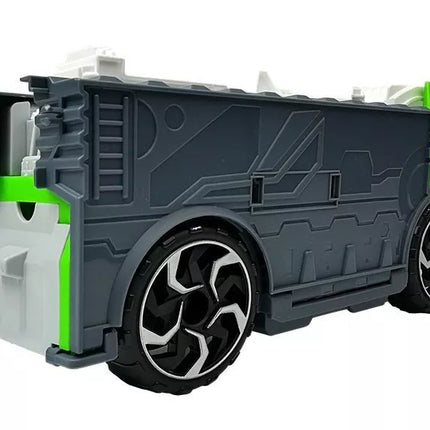 Sunkvežimis su dinozaurų transportu