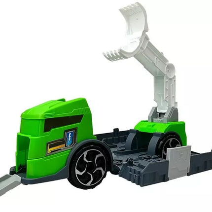 Sunkvežimis su dinozaurų transportu