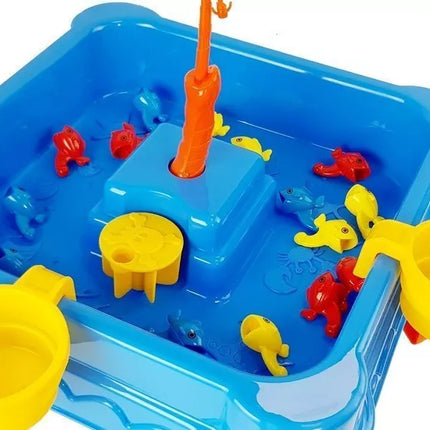 Didelis žvejybos rinkinys su meškerėmis