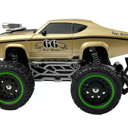 Nuotoliniu būdu valdomas visureigis automobilis R/C Golden High Wheels