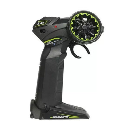 Nuotoliniu būdu valdomas visureigis R/C automobilis geltonas su aukštais ratais