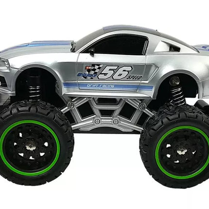 Nuotoliniu būdu valdomas visureigis automobilis R/C Silver High Wheels