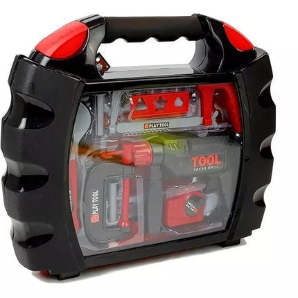 ""Pasidaryk pats" įrankių rinkinys lagamine, juodas"