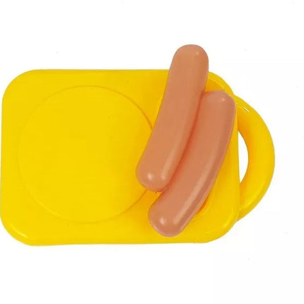 Plastikinių indų rinkinys mažajam virėjui