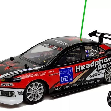 Sportinis lenktyninis nuotoliniu būdu valdomas automobilis R/C 27Mhz raudonas