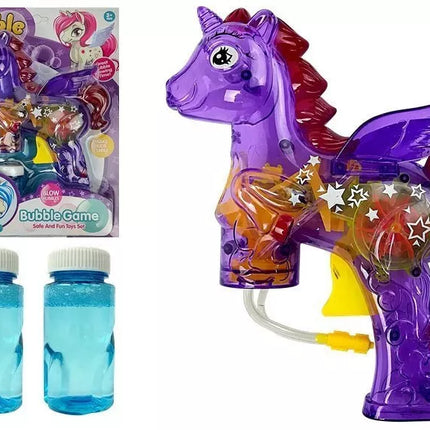 Muilo burbulų pūstuvas vienaragis, violetinis