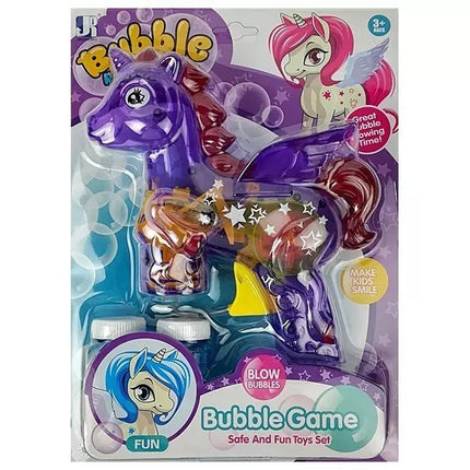 Muilo burbulų pūstuvas vienaragis, violetinis