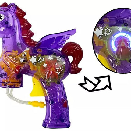 Muilo burbulų pūstuvas vienaragis, violetinis