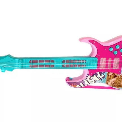 Gitara su mikrofonu Karaoke rinkinys Šviesos Garsai