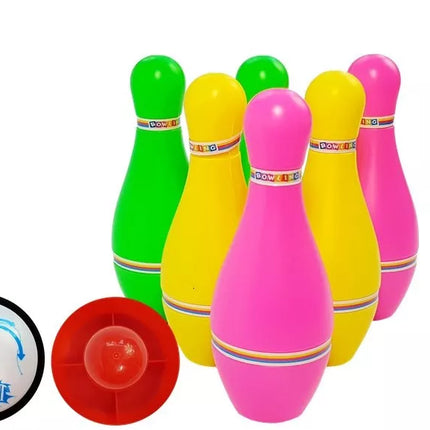 Boulingo rinkinys su švieselėmis