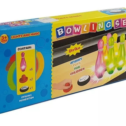 Boulingo rinkinys su švieselėmis