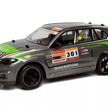 Nuotoliniu būdu valdomas RC sportinis automobilis 1:10 2.4G pilkas