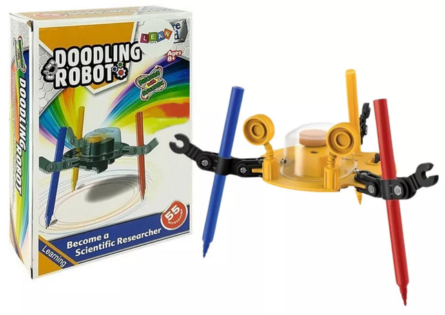 Edukacinis robotas, piešiantis apskritimus „pasidaryk pats“